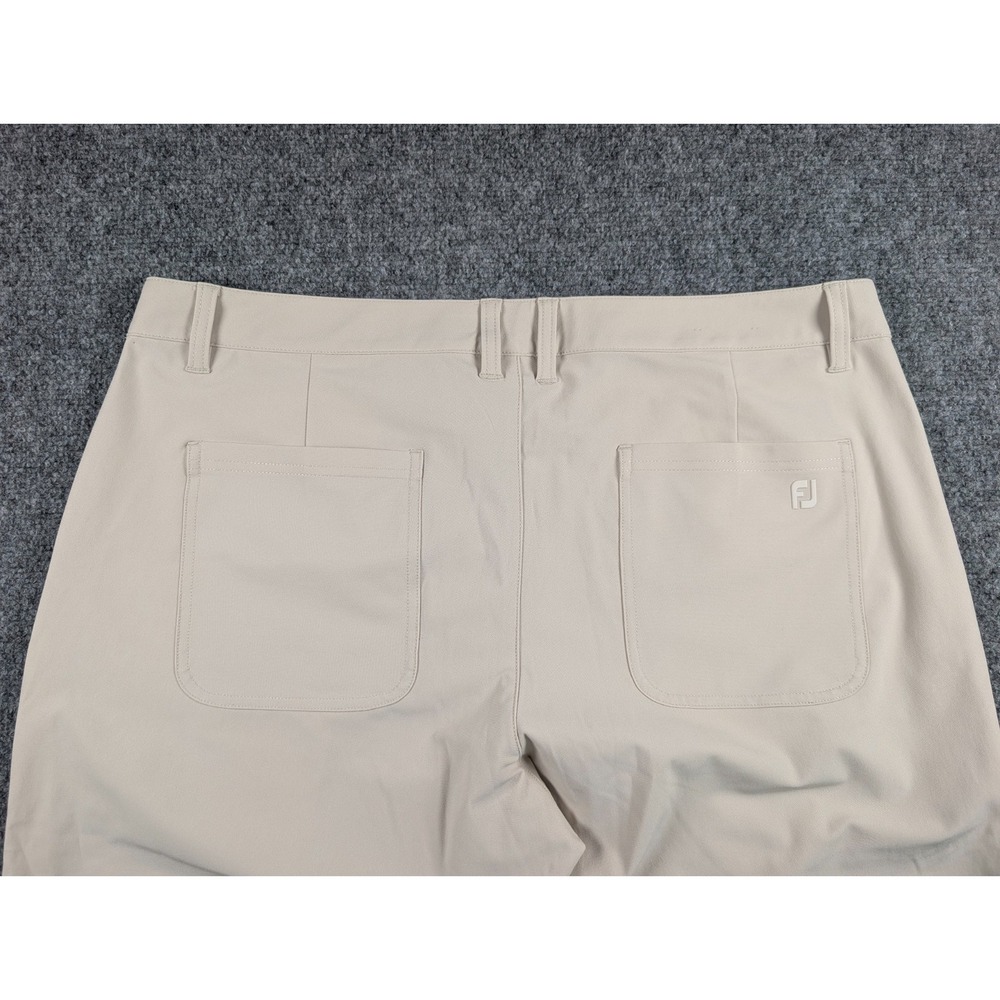 FootJoy Knit Golf Pants Mens 38/32 Beige Performance‎ Casual Stretch Comfort - Picture 6 of 11